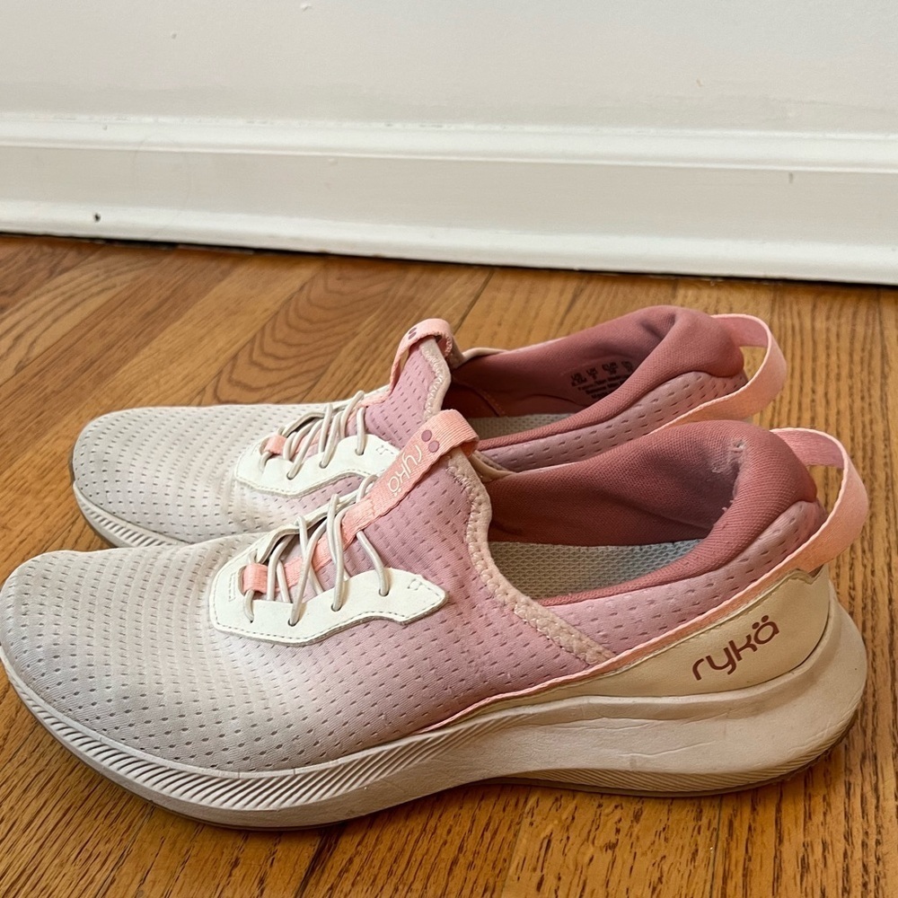 Ryka Pink and White Women's Sneakers Size 8.5 Walking Running Athletic - Picture 4 of 8